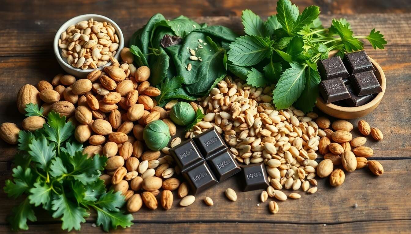 Les sources alimentaires riches en magn&eacute;sium